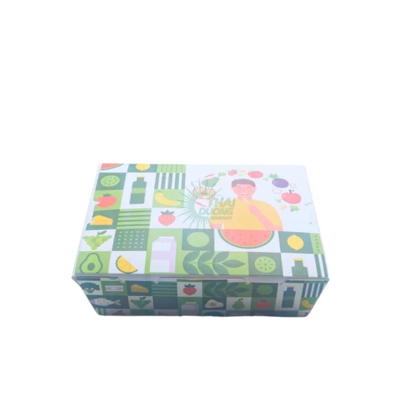 Hộp Giấy Trắng Take Away In Sẵn Cao Cấp