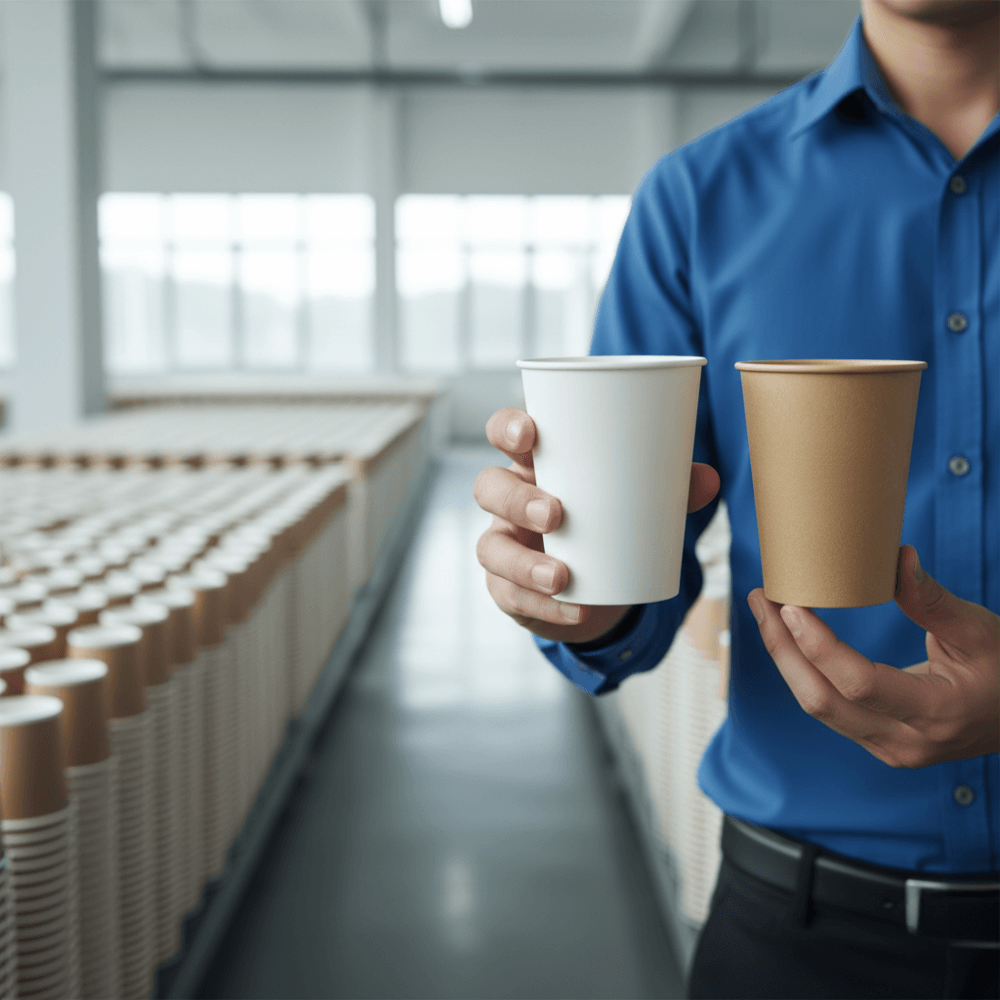 LỰA CHỌN LY GIẤY TRẮNG VÀ NÂU THÁI DƯƠNG