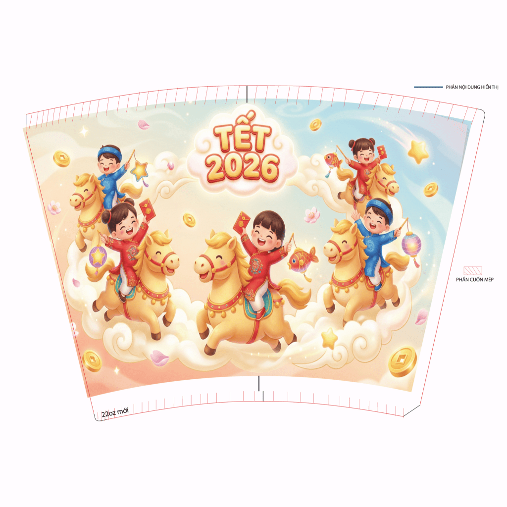 MẪU THIẾT KẾ LY TẾT 2026