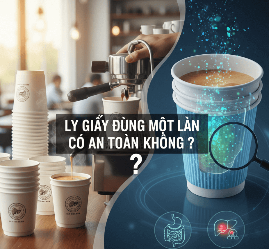 Trong nhịp sống hiện đại, ly giấy dùng một lần đã trở thành vật dụng quen thuộc tại các quán cà phê, trà sữa hay văn phòng. Nhiều người chuyển từ ly nhựa sang ly giấy vì tin rằng chúng thân thiện với môi trường và an toàn hơn. Nhưng liệu ly giấy có thực sự an toàn cho sức khỏe? Hãy cùng tìm hiểu chi tiết qua bài viết dưới đây.