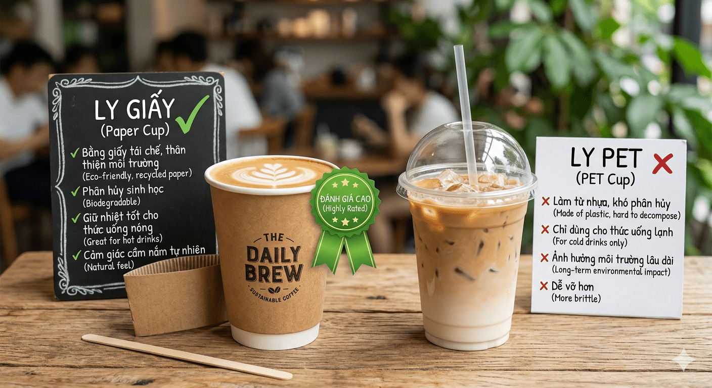 Ly giấy – Xu hướng thân thiện môi trường