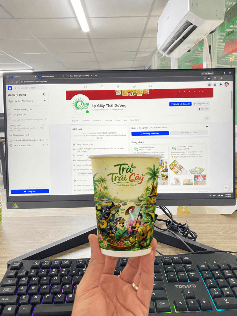 Ly Giấy In Offset Nhiều Size – Giải Pháp In Ấn Thương Hiệu Cho Mọi Quán